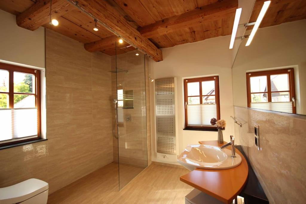 Komfort-Ferienwohnung "Zur Schmiedebruecke" Großschönau 外观 照片